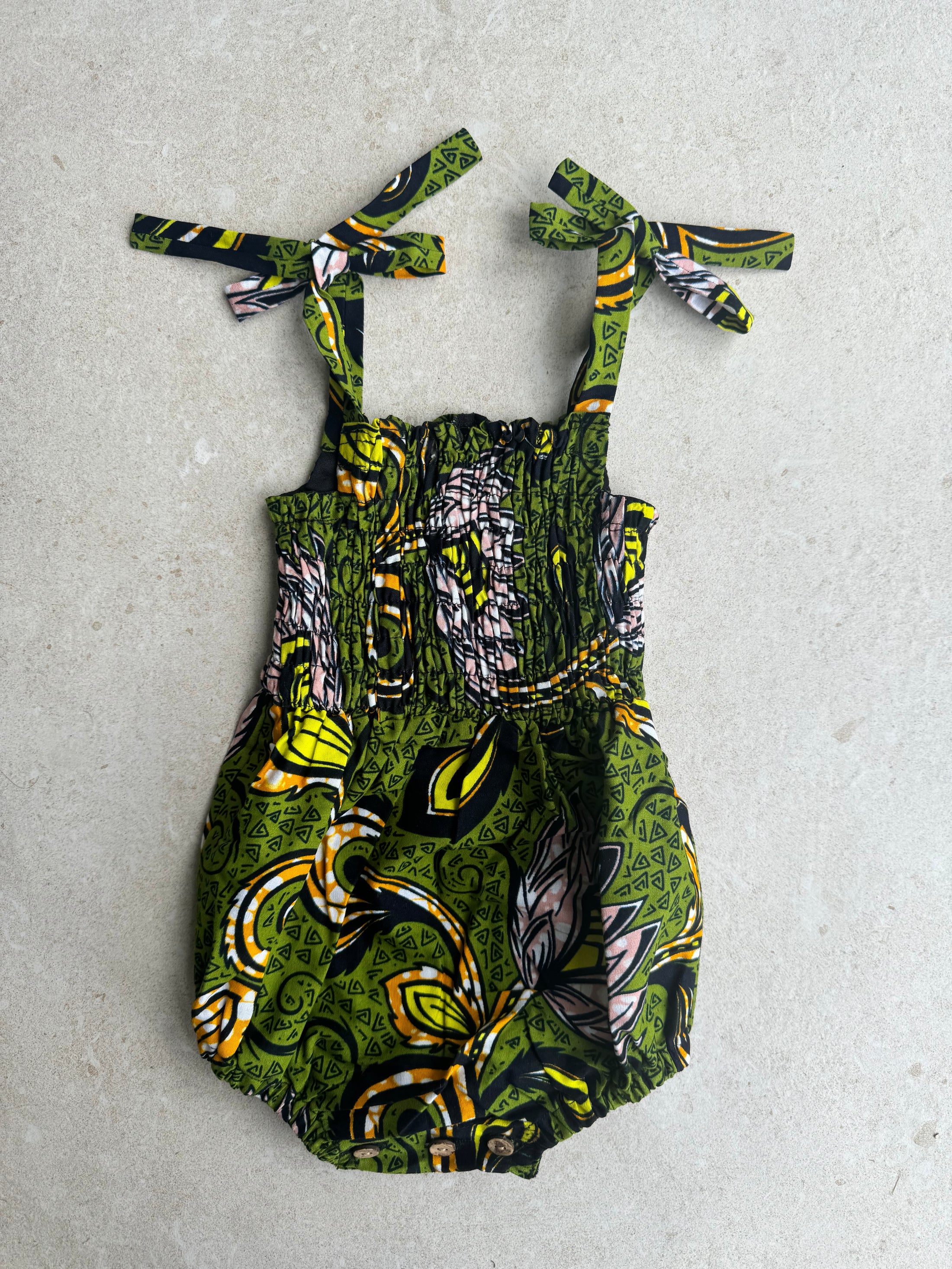 Aisha Romper | Sage Blossom