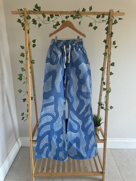 Adult Flared Remi Trousers | Blue Dot