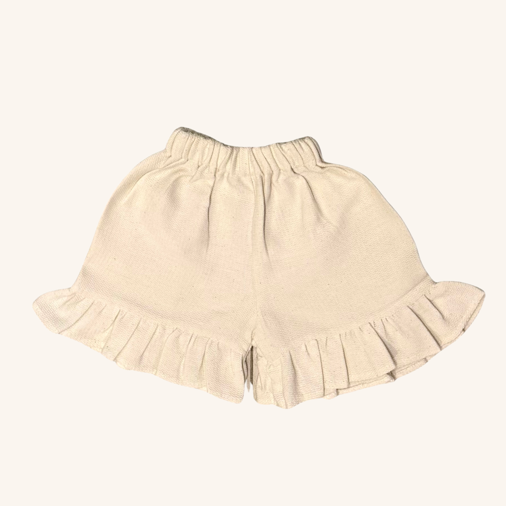 Ama Frilled Shorts | Bone