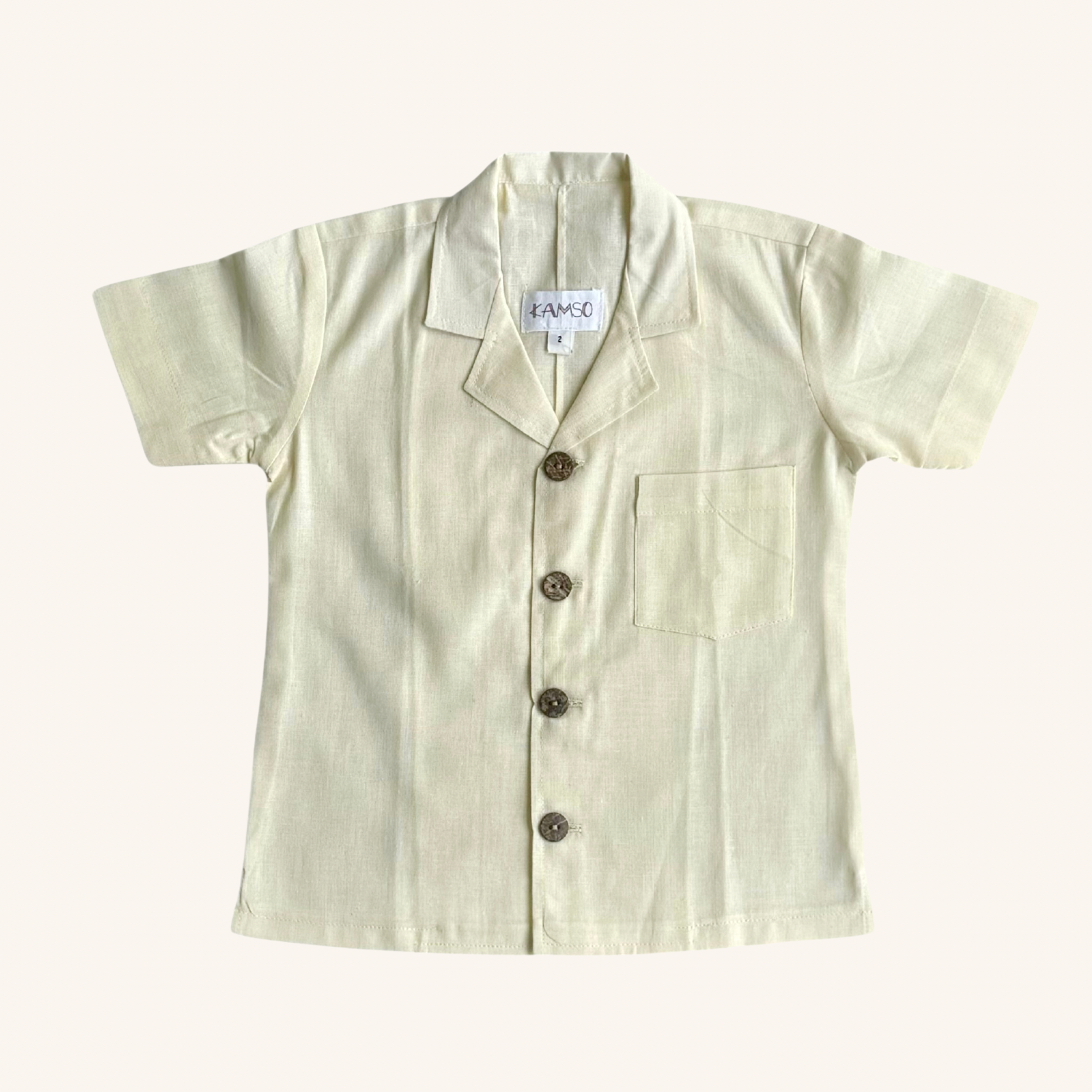 Temi Shirt | Ivory Cotton