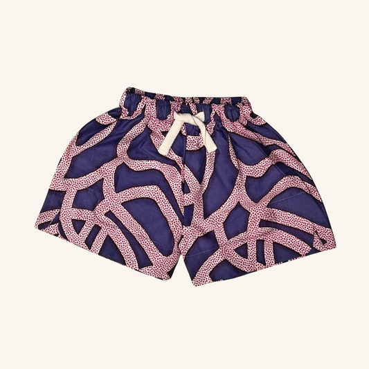 Temi Shorts | Pink Squiggle