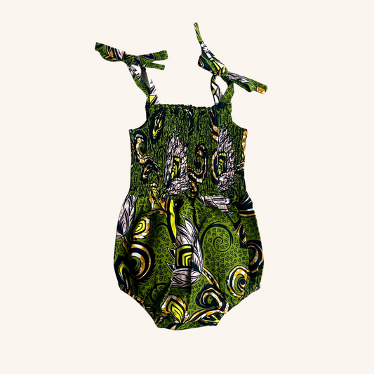 Aisha Romper | Sage Blossom