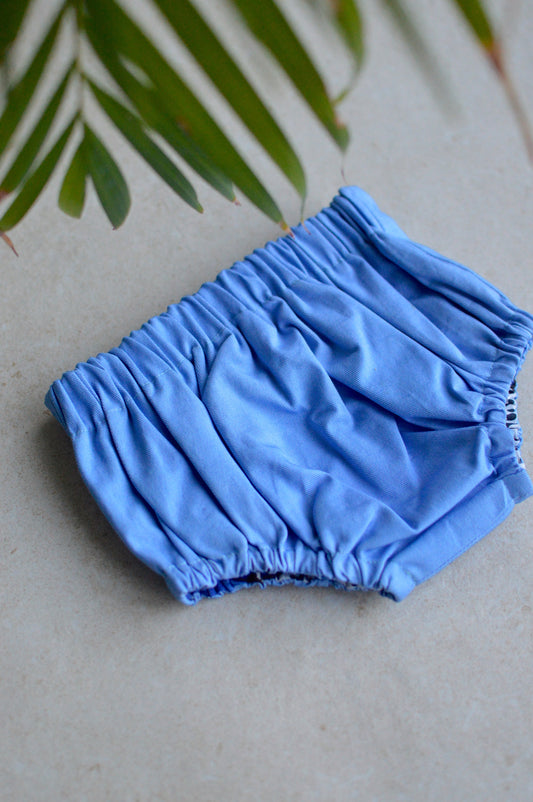 Reversible Indigo Bloomers