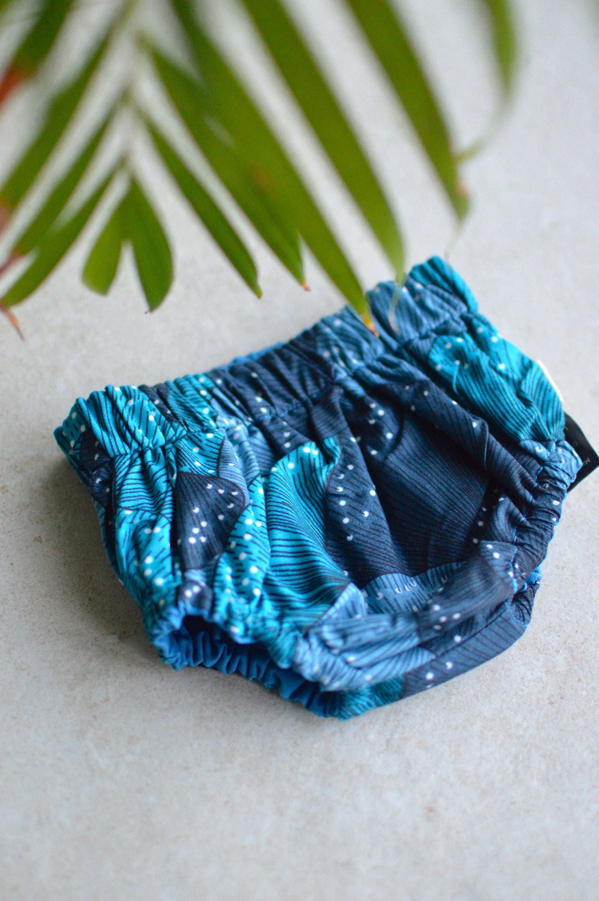 Reversible Indigo Bloomers