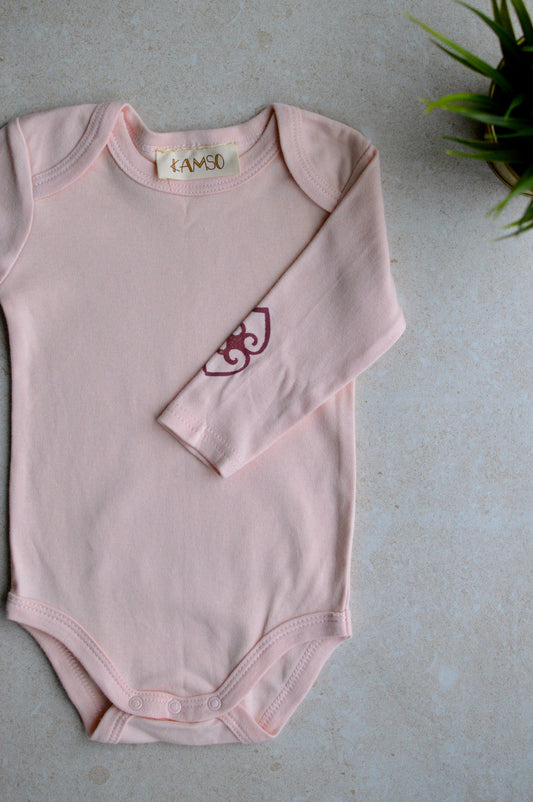 Long Sleeve Bodysuit<br> Rosewater