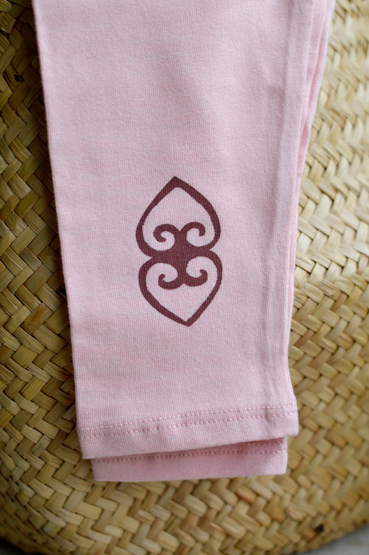 Organic Cotton Leggings<br> Rosewater