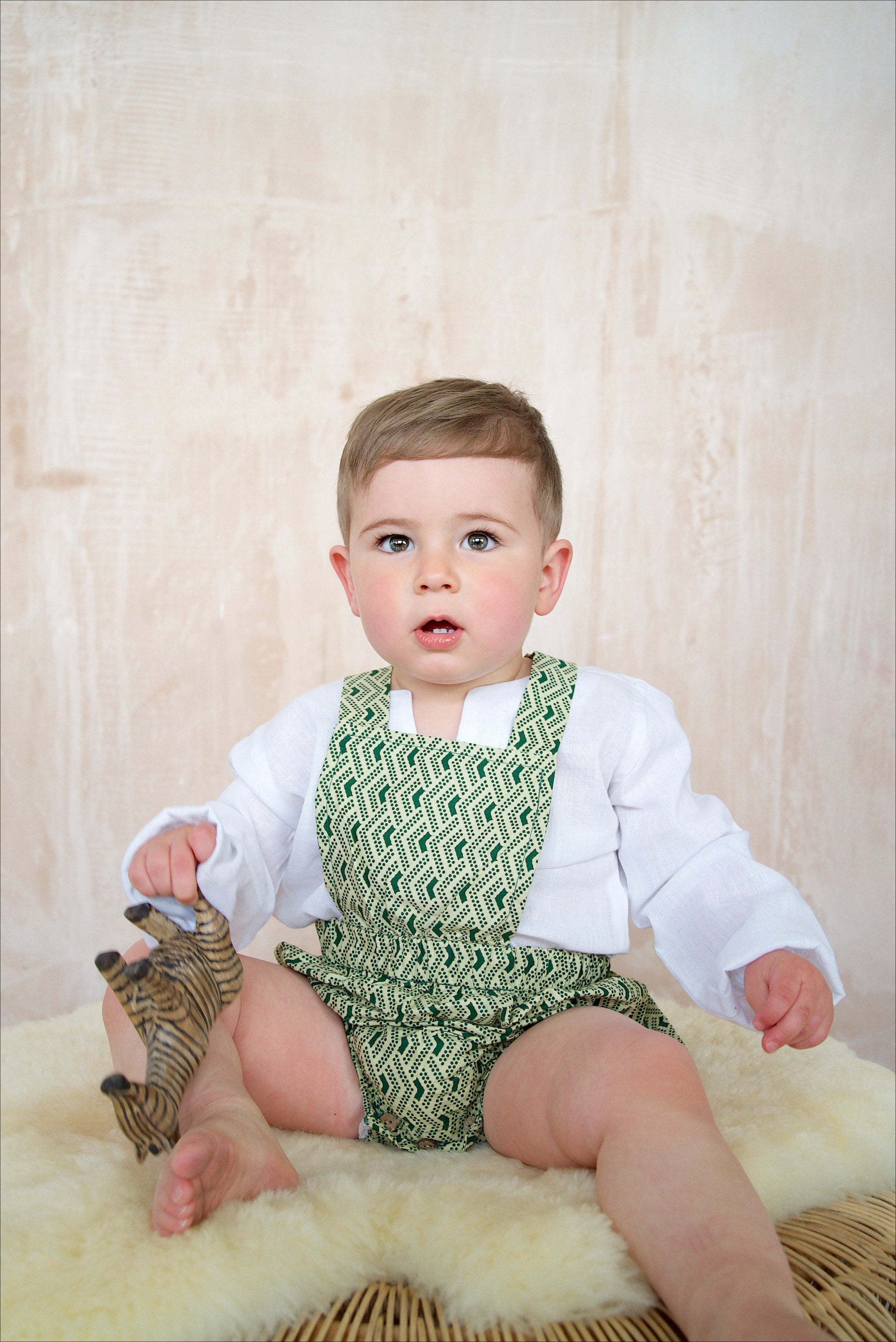 Anwuli Cross Romper | Forest Fawn